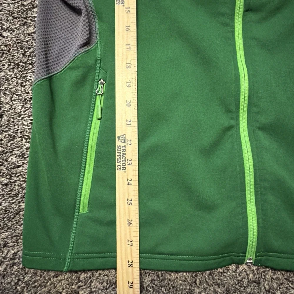 The North Face Jacket Men's XL‎ Softshell Green Fleece Lined Full Zip